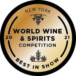 New York World Spirit Competition 2021 Best in Show medal