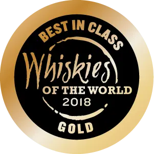 Whiskies of the World 2018 Best in Class Gold medal