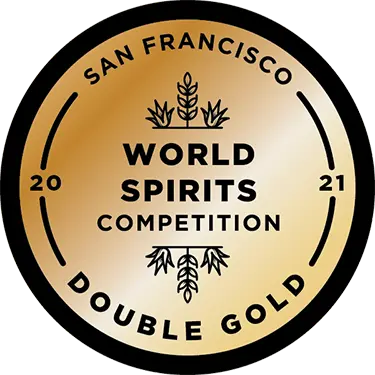 San Francisco World Spirits Competition 2021 Double Gold medal