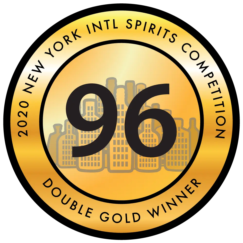 New York International Spirits Competition 2020 Double Gold 96 points badge