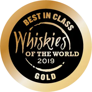 Whiskies of the World 2019 Best in Class Gold medal