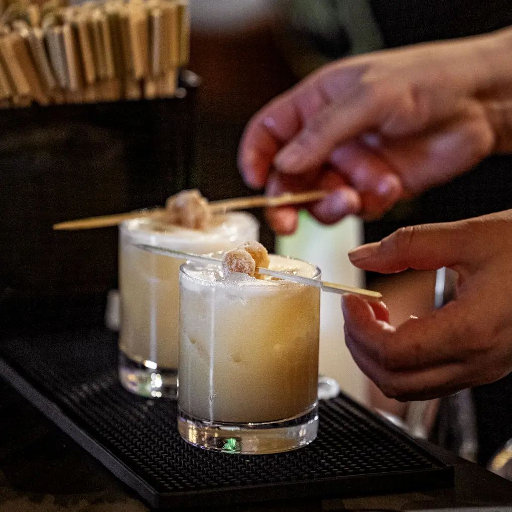 Cocktail and whisky tasting