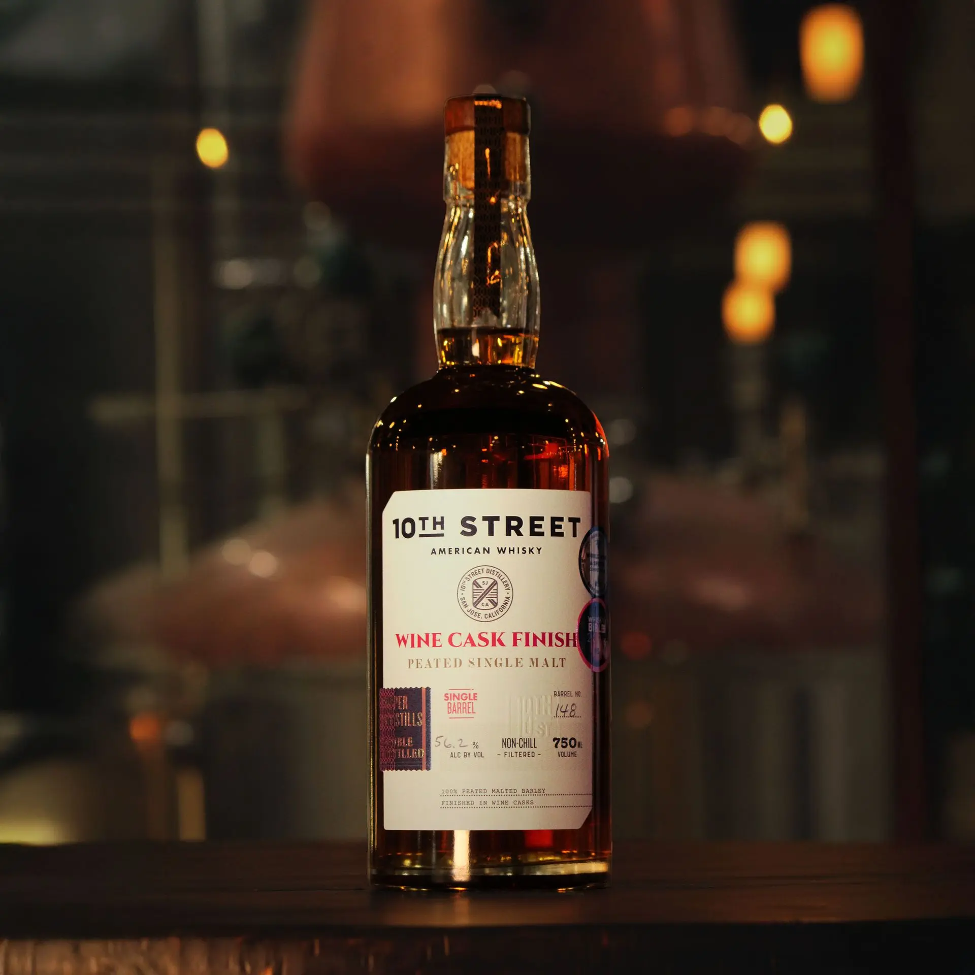 Wine Cask Finish Peated Single Malt Cask #148