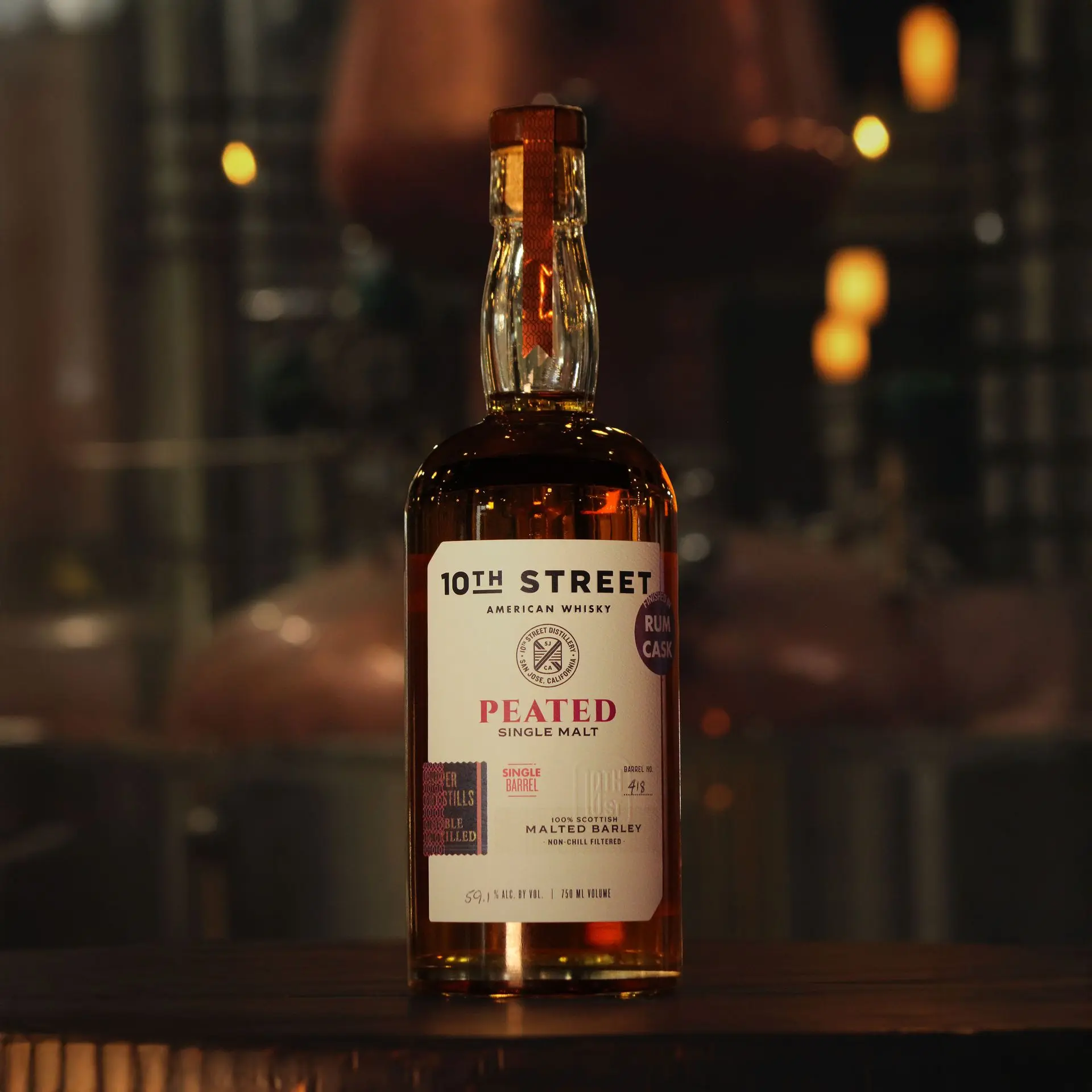 Rum Cask Finish Peated Single Malt #418 Bottle