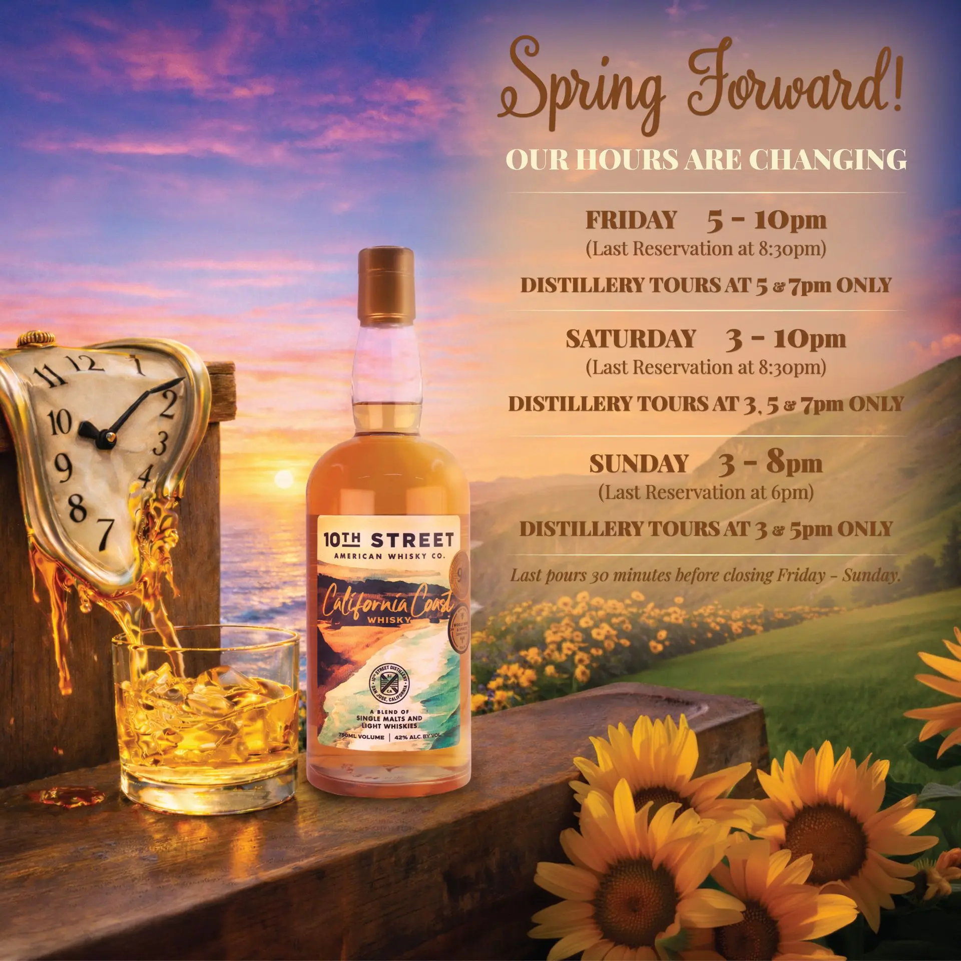 Spring Forward hours change