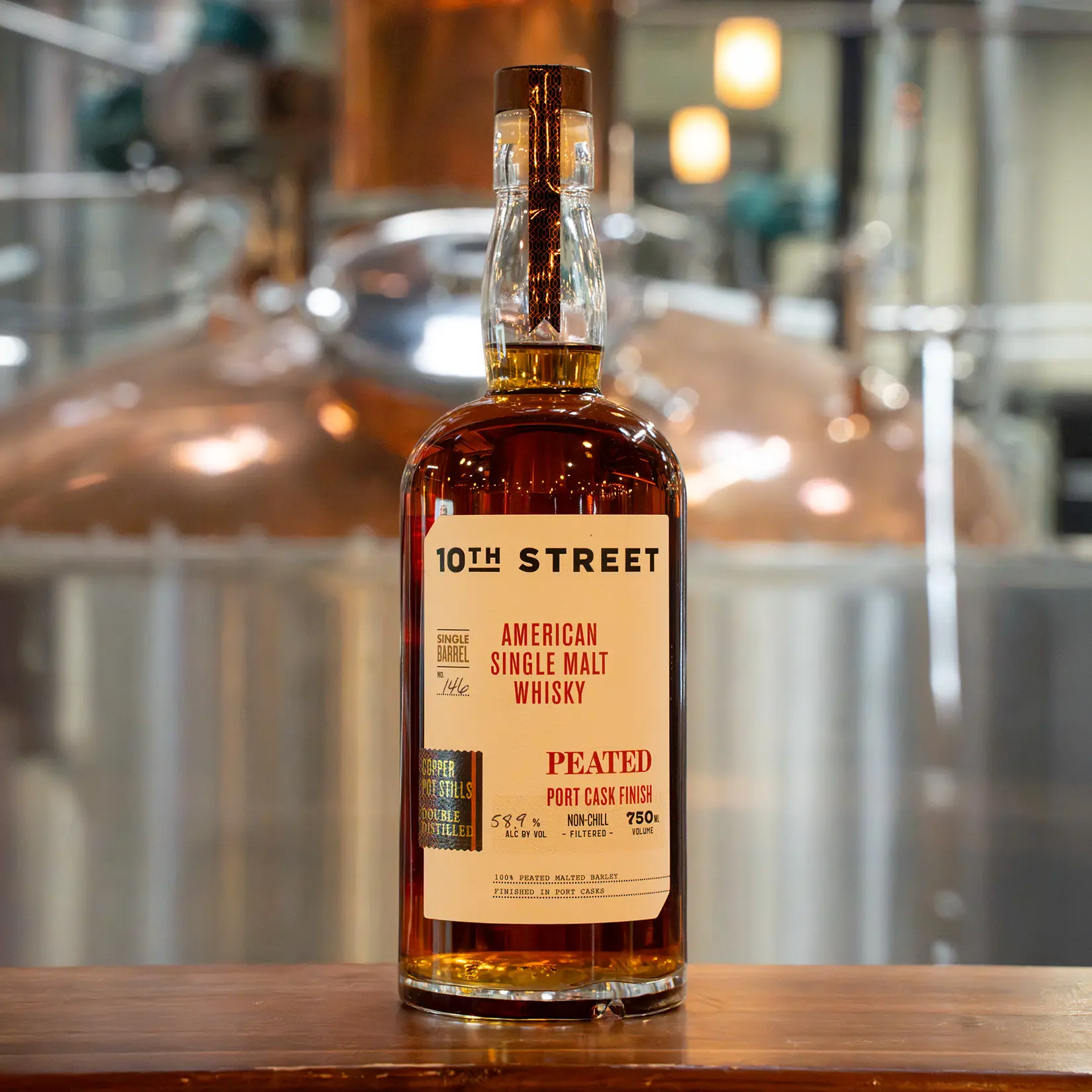 Rum Cask Finish Peated Single Malt #418 Bottle