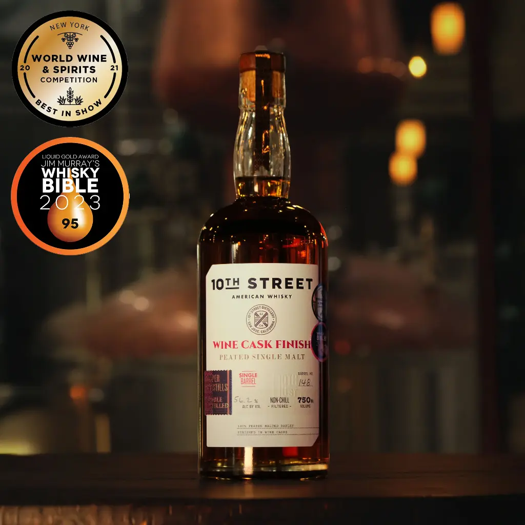 WINE CASK FINISH PEATED SINGLE MALT CASK #148